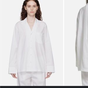 skims pajama hotel cotton pajama top